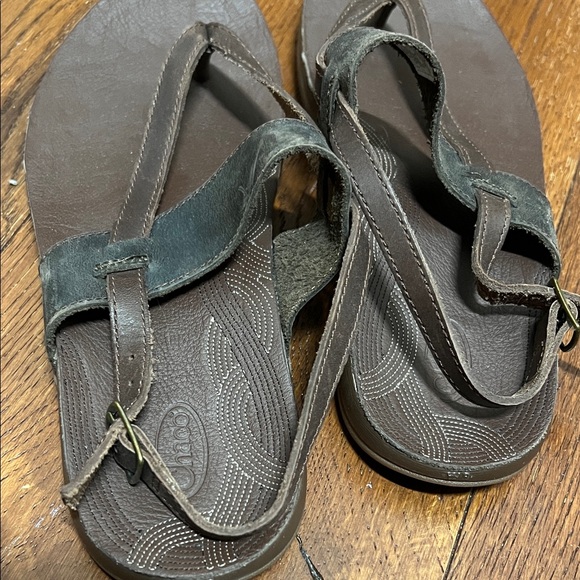 Chaco Maya ll Brown Leather Sandals - Picture 5 of 6